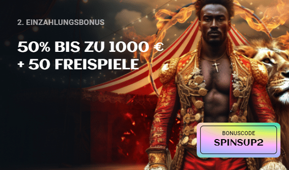 Spinsup Casino DE Second Deposit Bonus